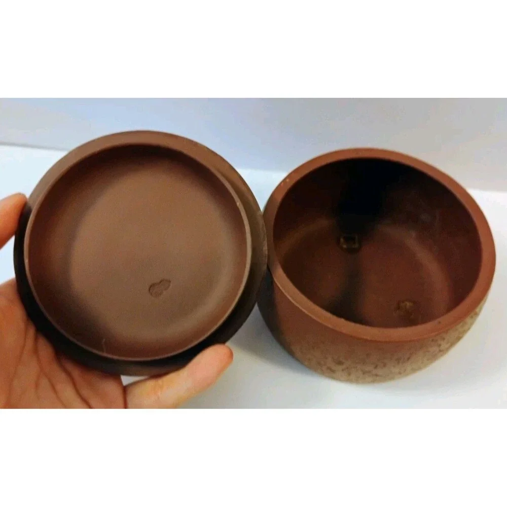 Gao Jianfang Style Yixing Zisha Clay Tea Canister Jar Lidded Caddy Studio Mark